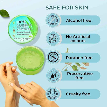 Ammuri Organic Aloe Vera Gel for All Skin Types