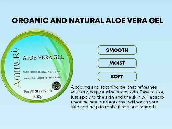Ammuri Organic Aloe Vera Gel for All Skin Types