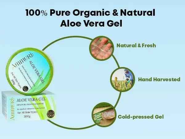 Ammuri Organic Aloe Vera Gel for All Skin Types