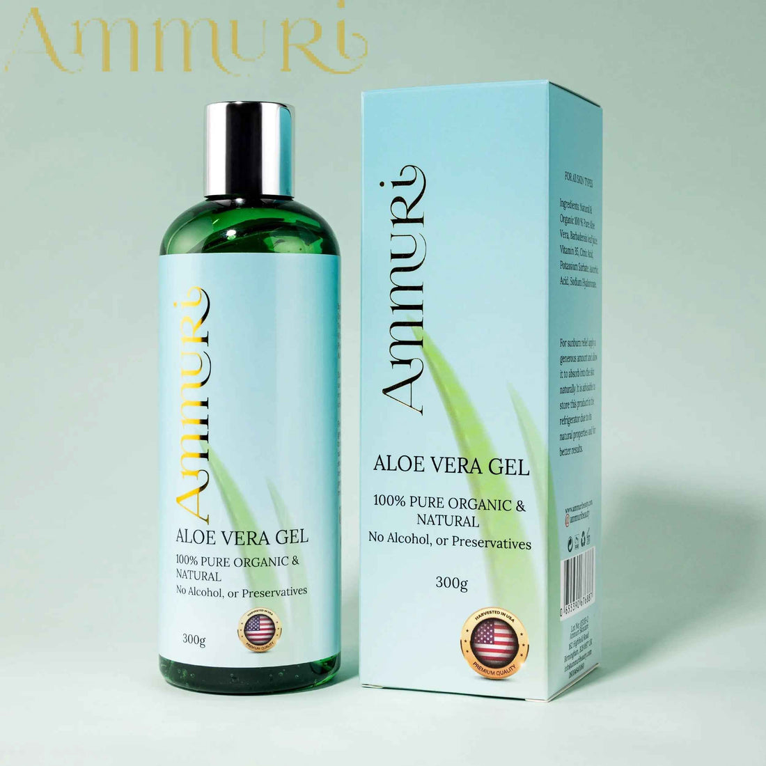 Ammuri Organic Aloe Vera Gel 300g
