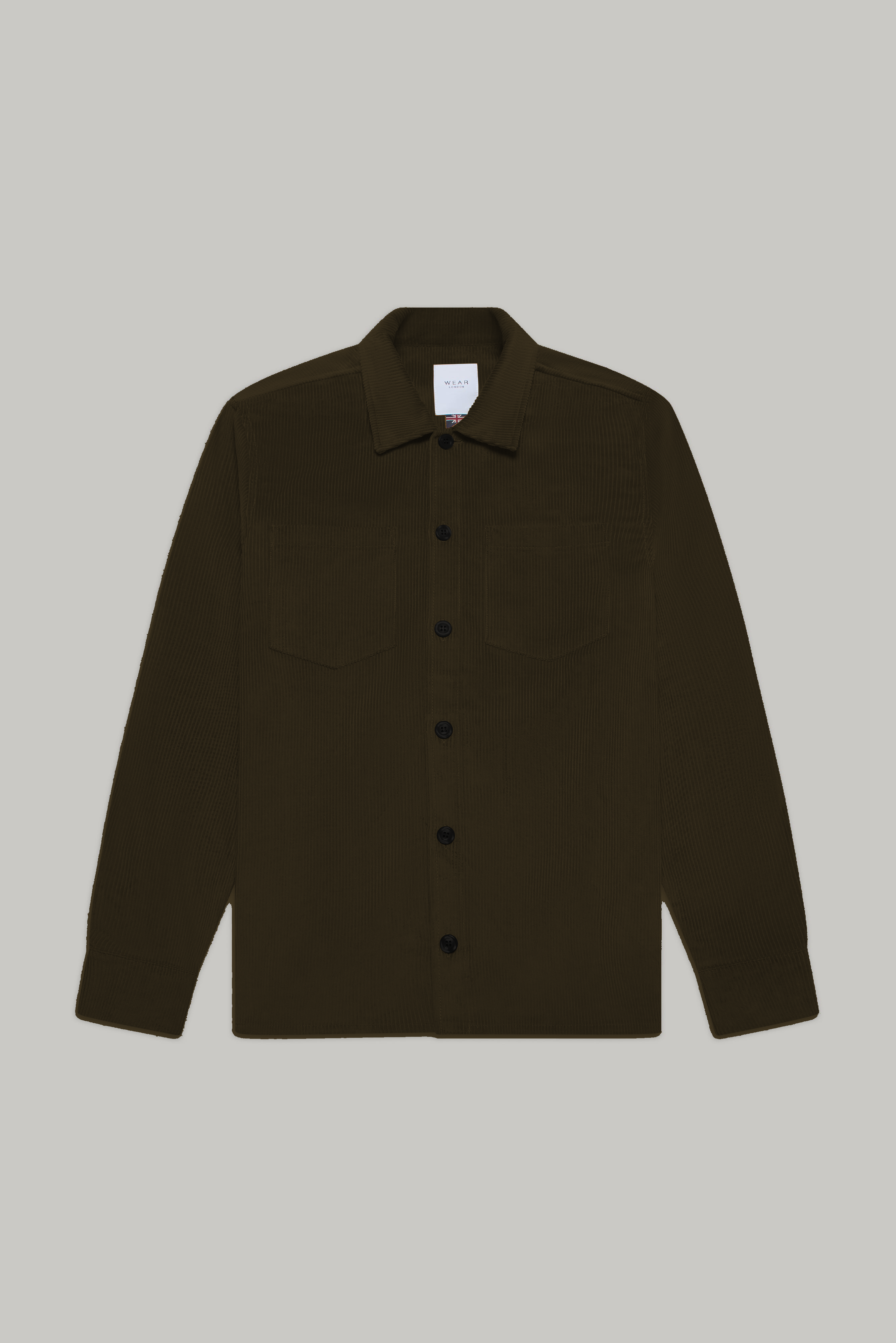 Bart Corduroy Overshirt - Dark Olive