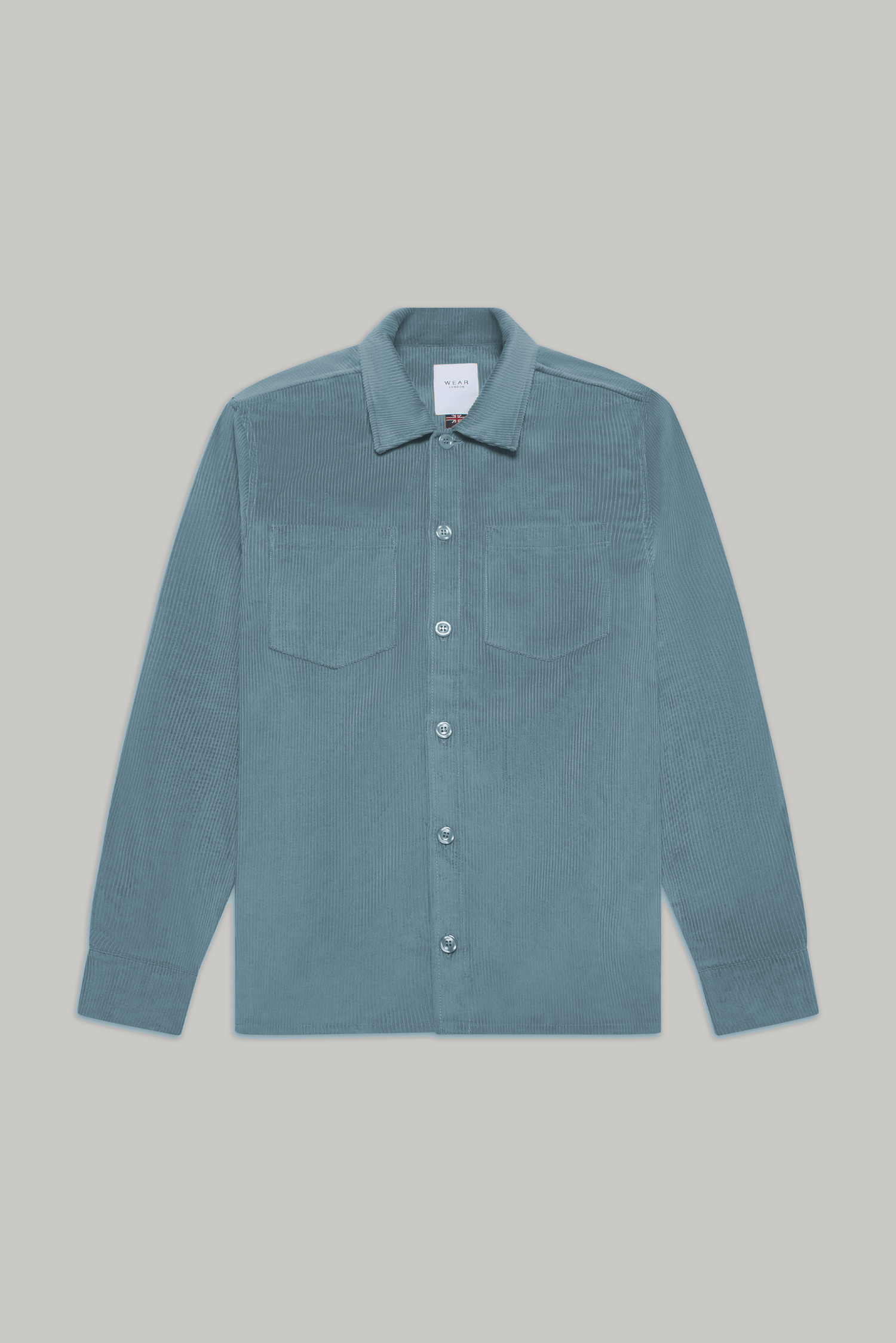 Bart Corduroy Overshirt - Blue