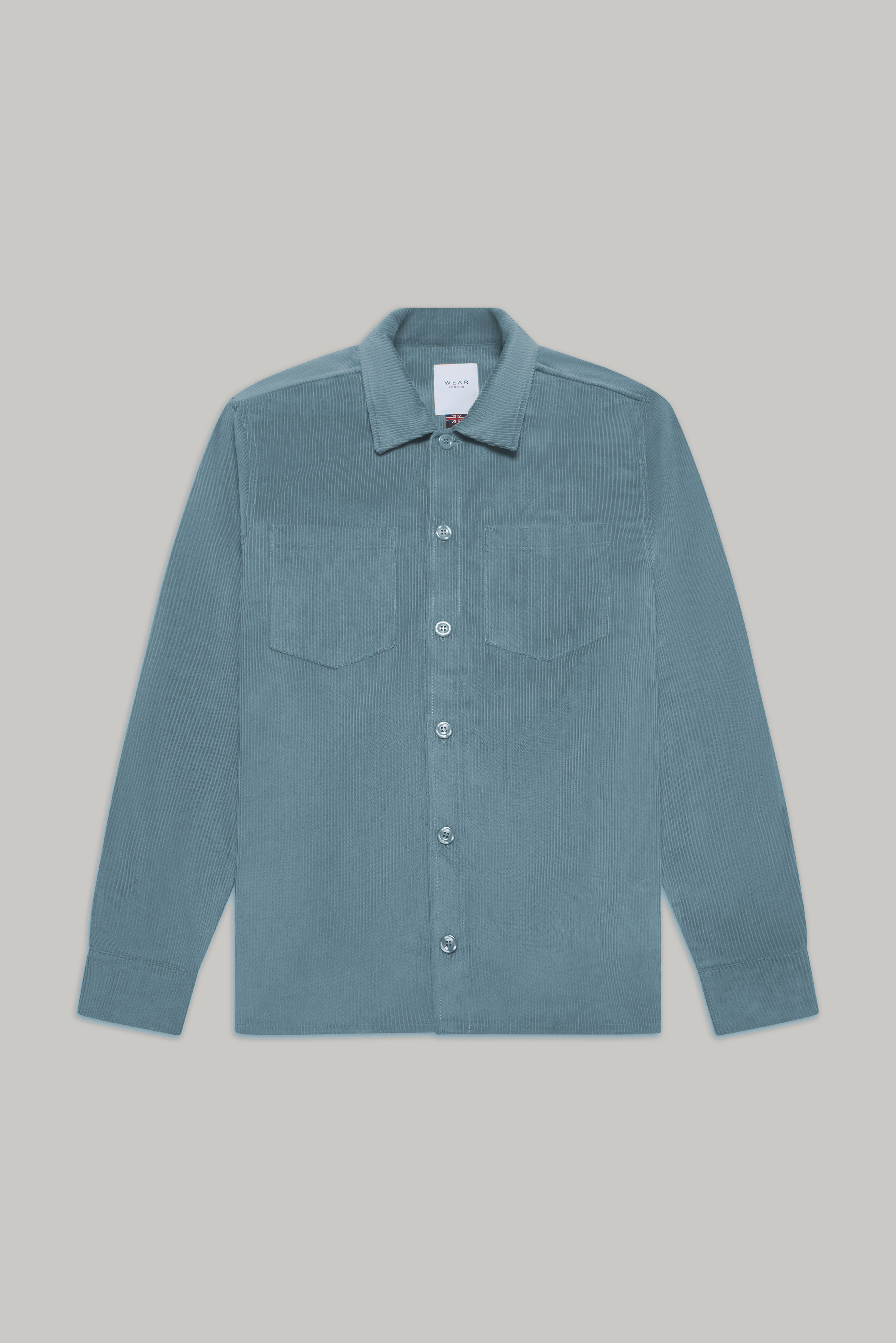 Bart Corduroy Overshirt - Blue