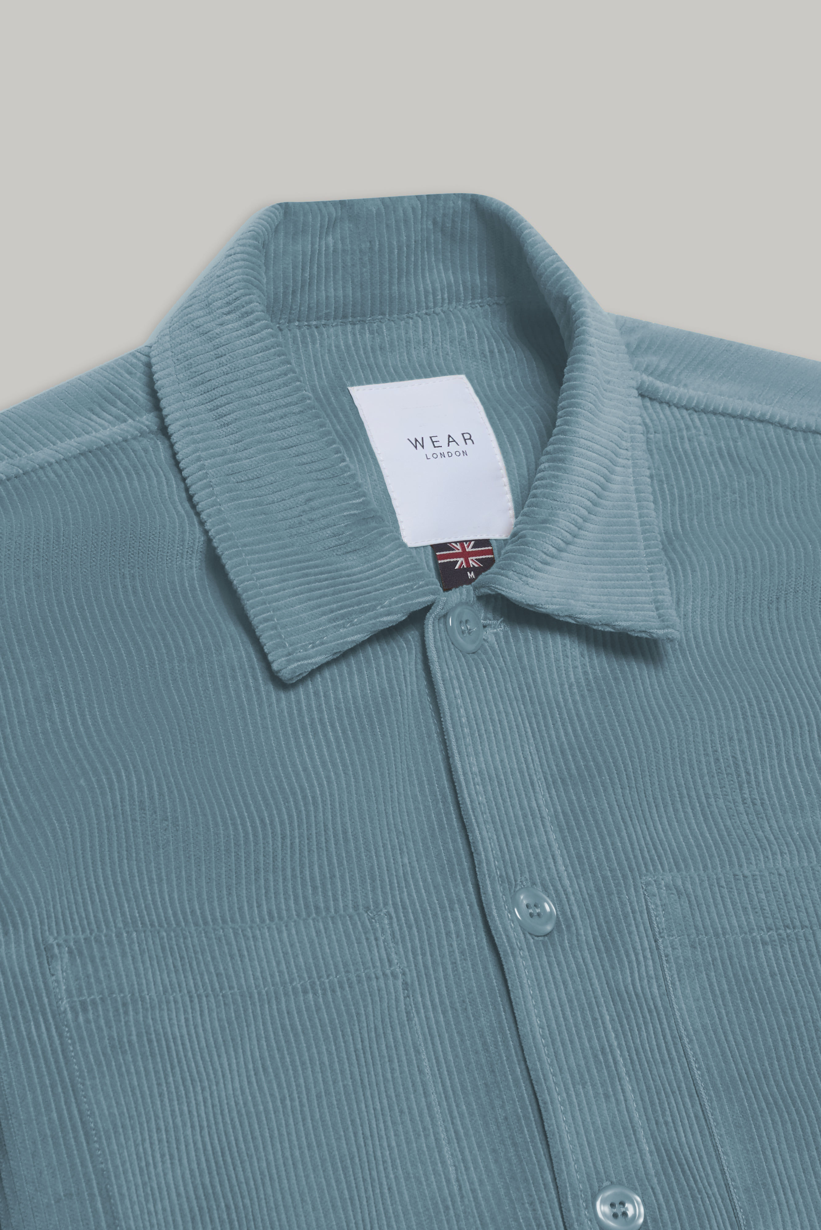Bart Corduroy Overshirt - Blue