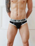 LUXE Cotton Black Briefs