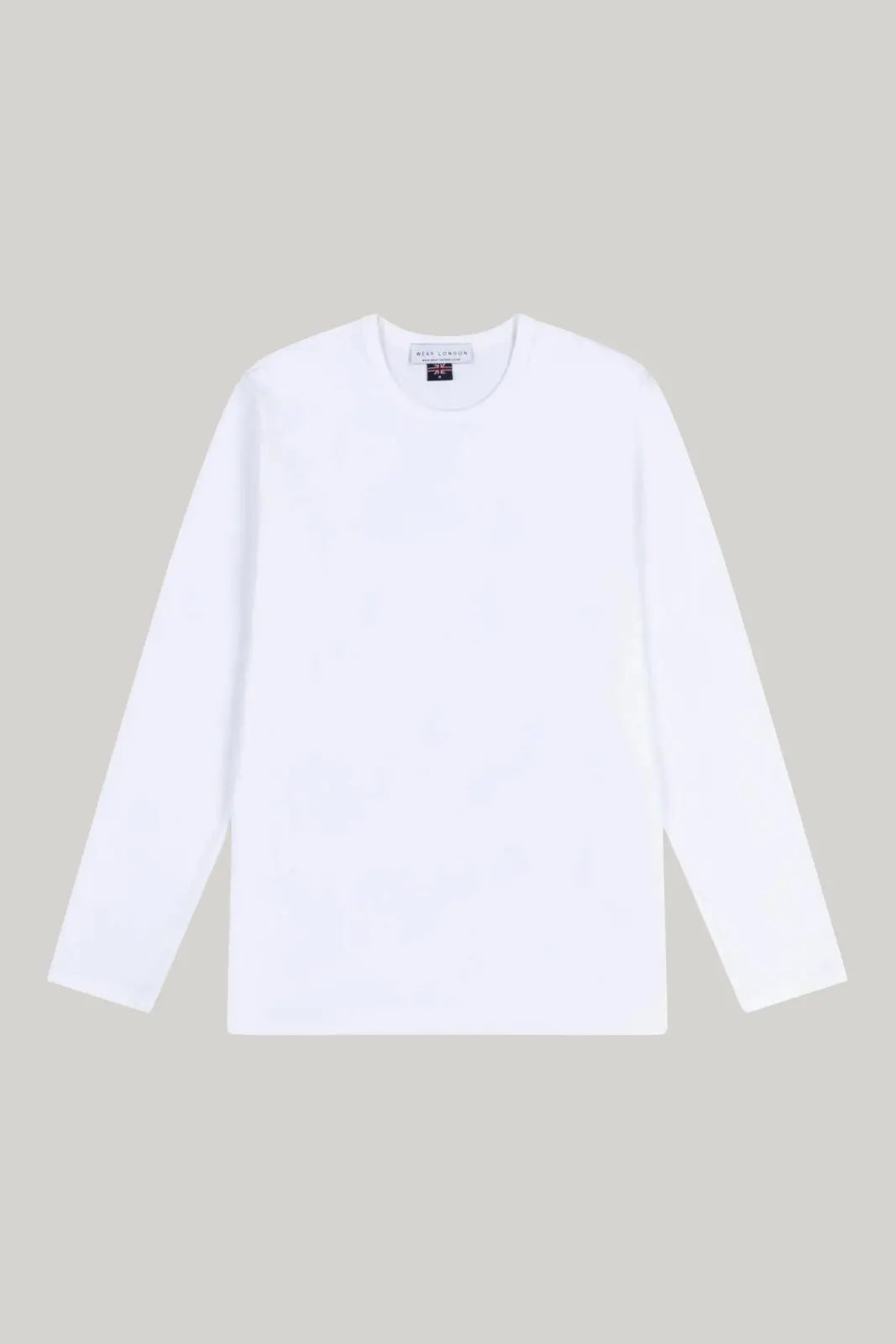 Bevis Long Sleeve Cotton t-shirt - White