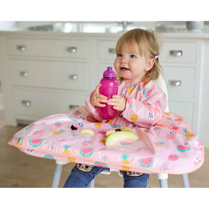 Wipeezee Coverall Bib - Pink Yummy Treats