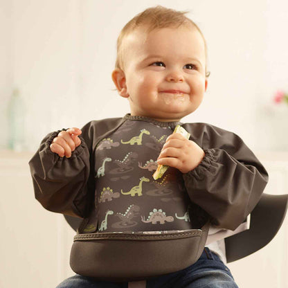 Weaning Bib with Sleeves - Dinosaurs UltraBib