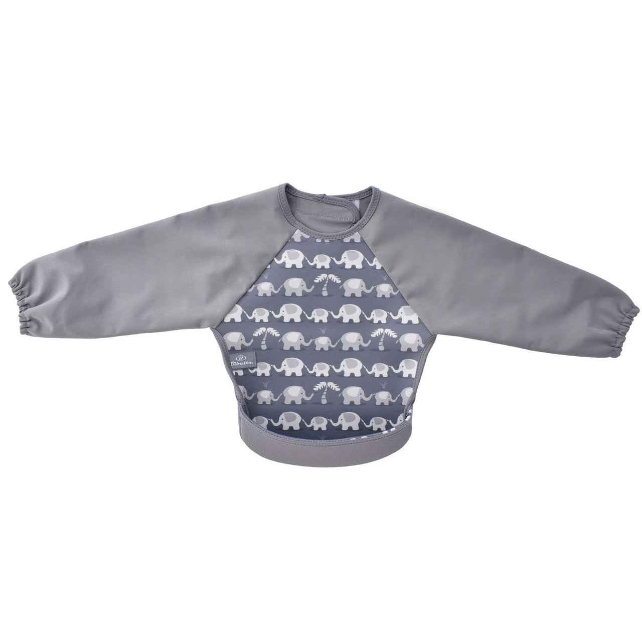 Weaning Bib with Sleeves - Elephants UltraBib