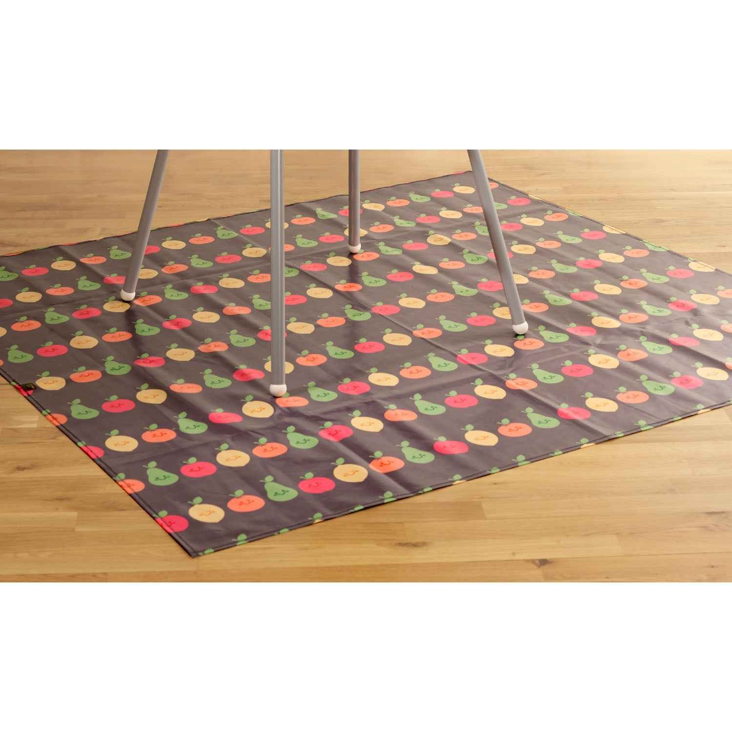 Wipeezee Splash Mat - Grey Happy Fruit