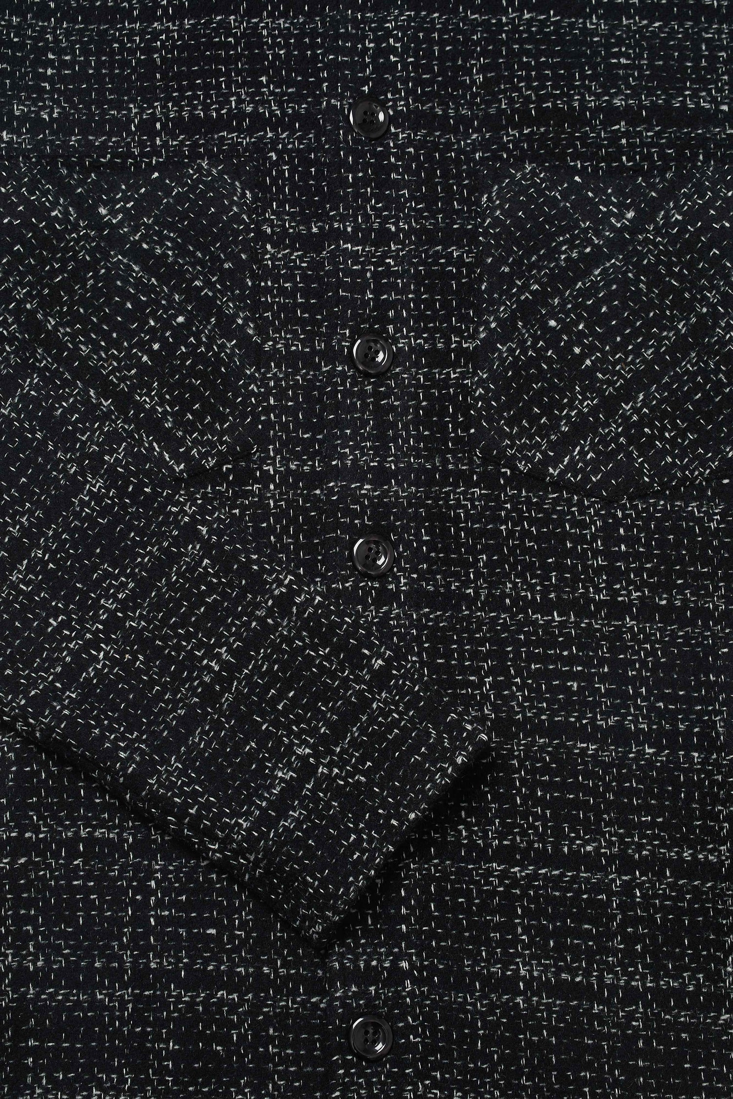 Bart Frame Overshirt - Black / White