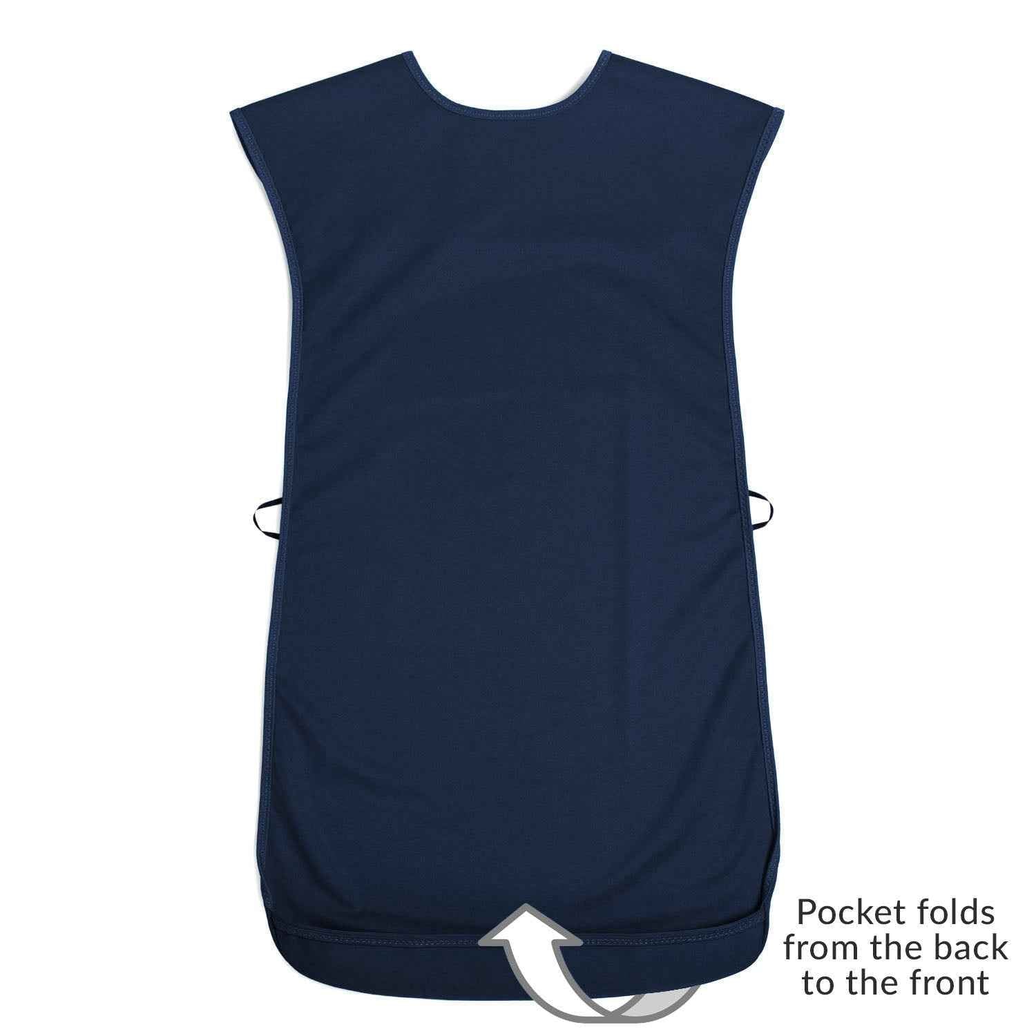 Tabard style adult bib - Large Navy