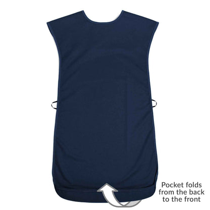 Tabard style adult bib - Large Navy
