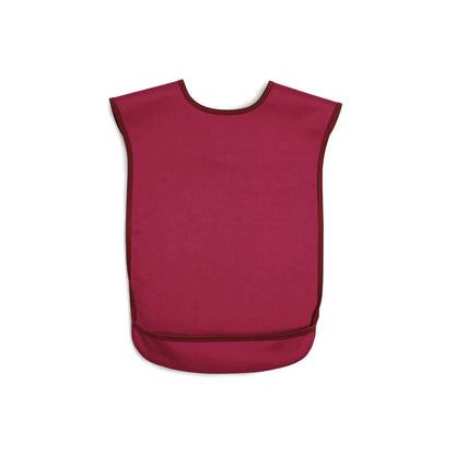 Tabard style adult bib - Small Burgundy