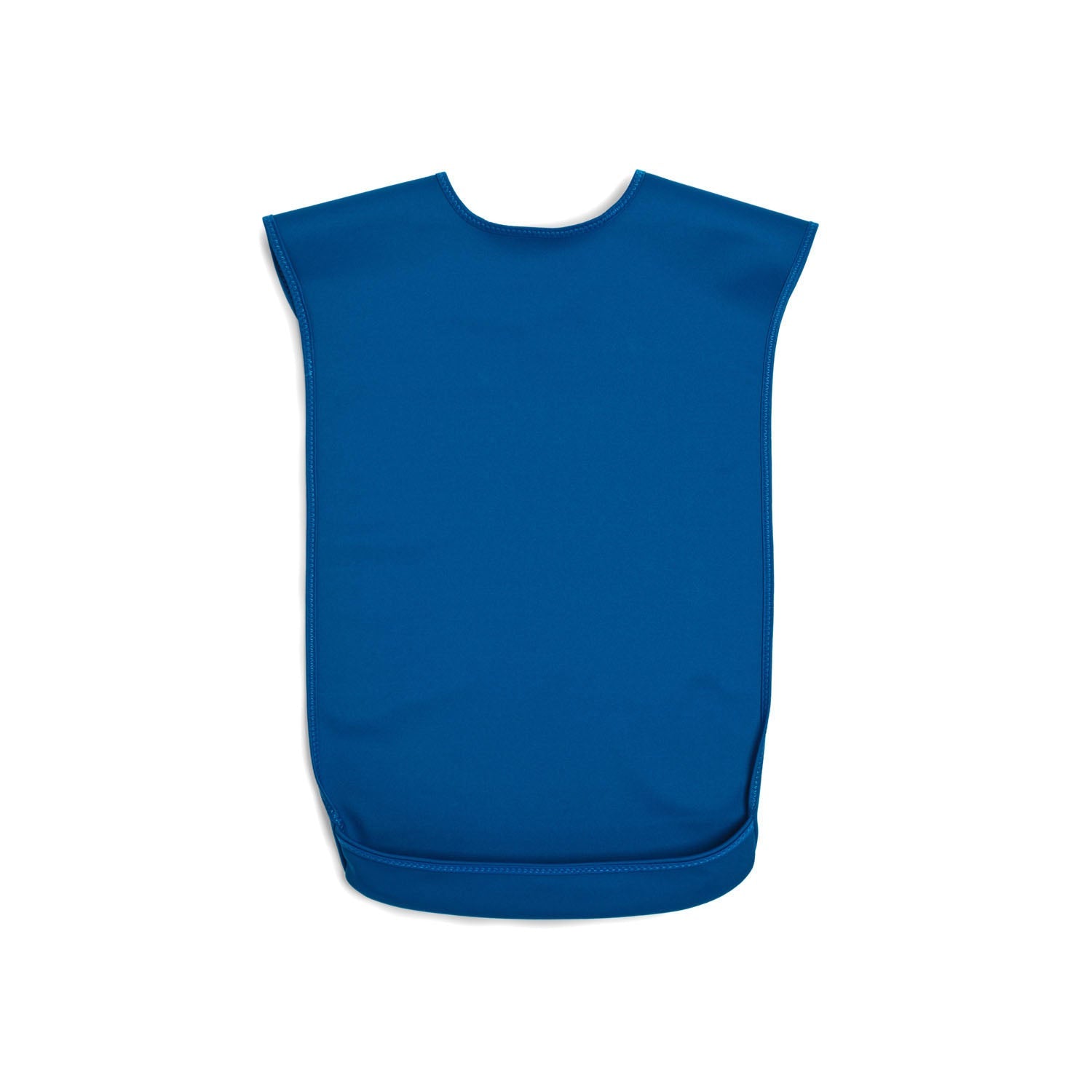 Tabard style adult bib - Small Blue