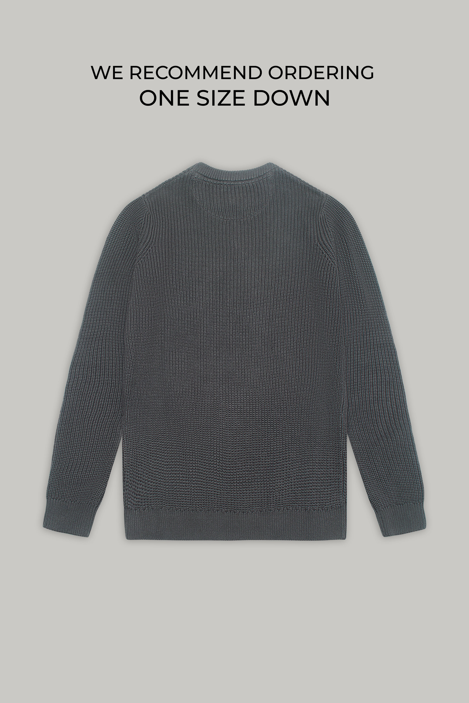 J Hailey Crew Knit - Charcoal