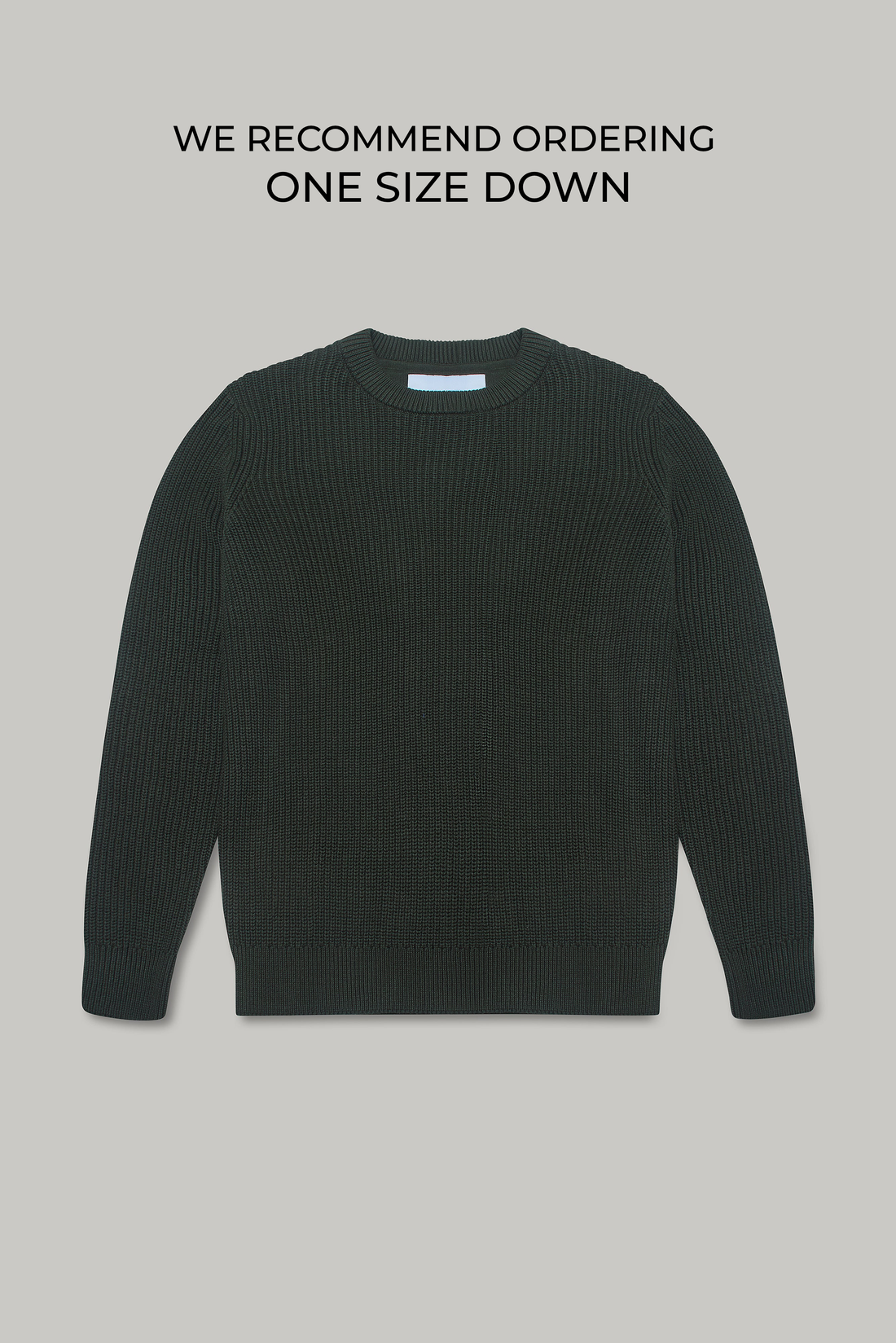 J Hailey Crew Knit - Dark Olive