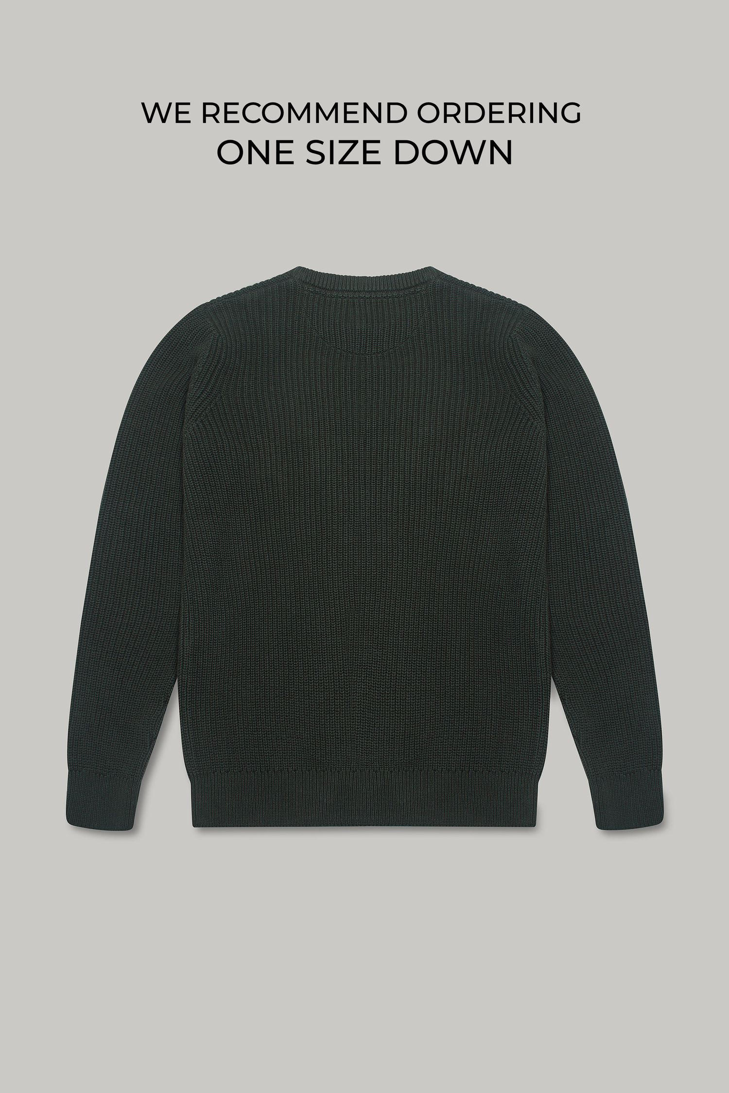 J Hailey Crew Knit - Dark Olive