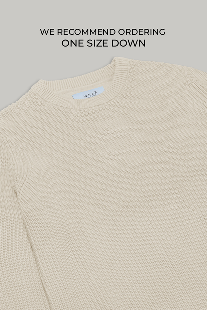 J Hailey Crew Knit - Putty
