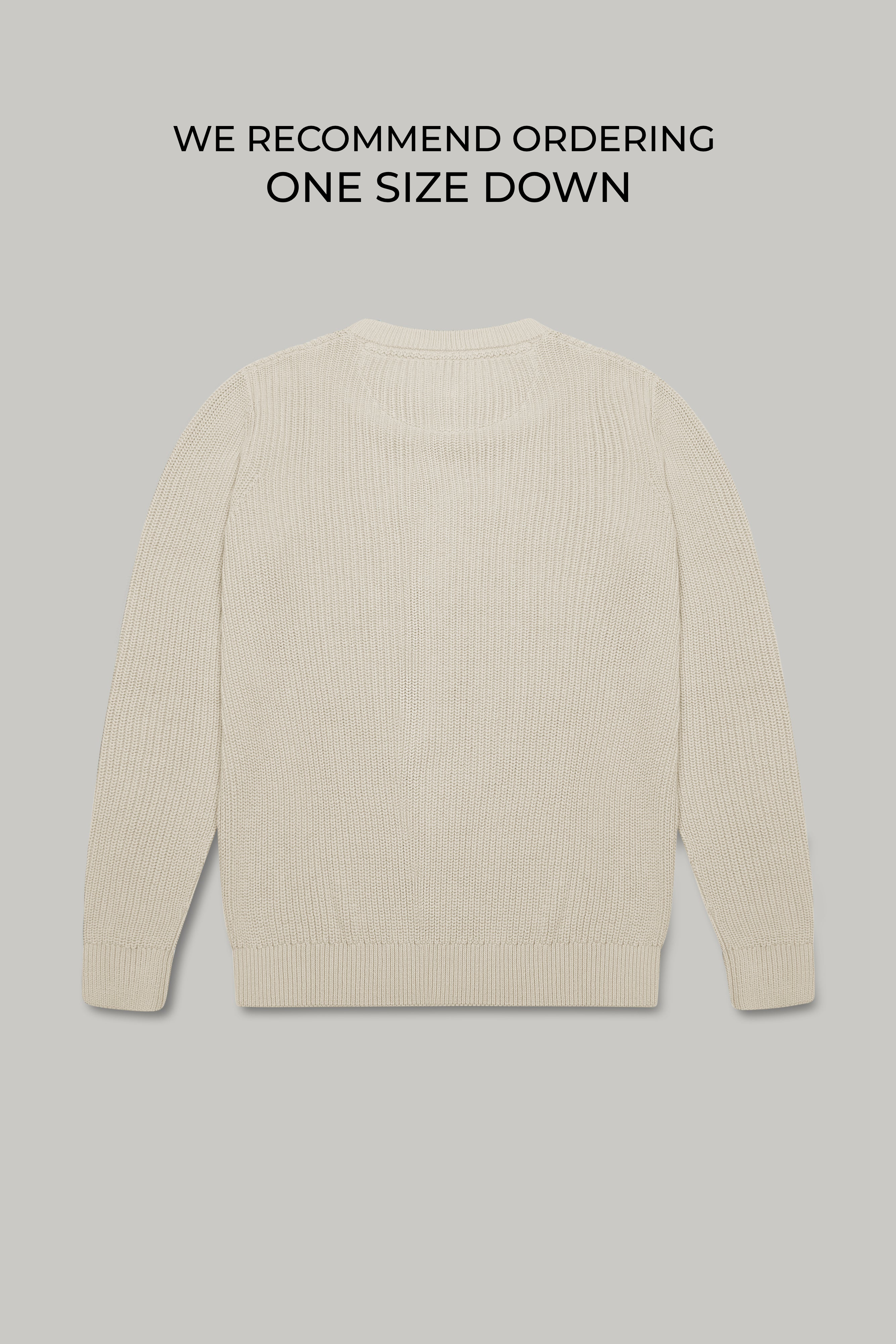 J Hailey Crew Knit - Putty