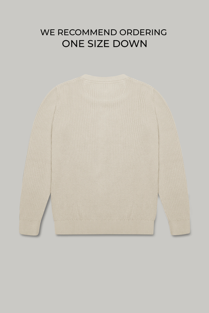 J Hailey Crew Knit - Putty