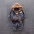 3pc/Set Animal Bear Baby Set For Newborn Winter Infant Clothing Sets Super Keep Warm Baby Girl Clothes Kids Sport Suit Outfits