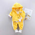 3pc/Set Animal Bear Baby Set For Newborn Winter Infant Clothing Sets Super Keep Warm Baby Girl Clothes Kids Sport Suit Outfits