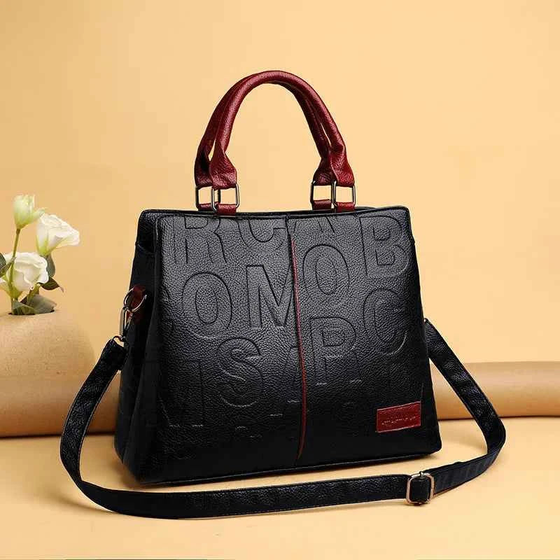 PU Leather Casual Crossbody Bags for Women Ladies Luxury Designer Tote Handbag Female Large Capacity Travel Shoulder Bag Sac