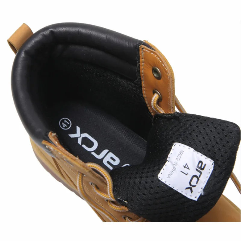 Mens Leather Motorbike Riding Boots