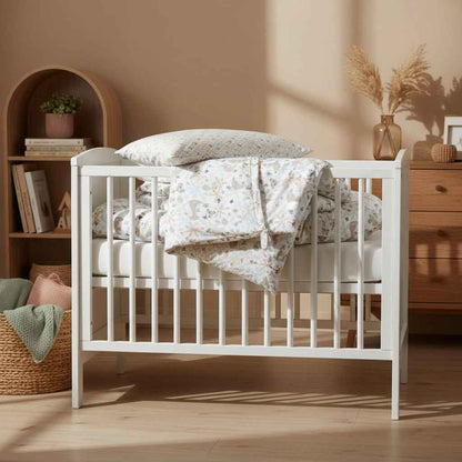 FORREST 3 Piece Reversible Cot Bed Set – Organic Cotton Baby Bedding - Koalaroo