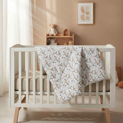 FORREST 3 Piece Reversible Cot Bed Set – Organic Cotton Baby Bedding - Koalaroo