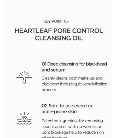 ANUA Heartleaf Pore Control Oil Facial Cleanser