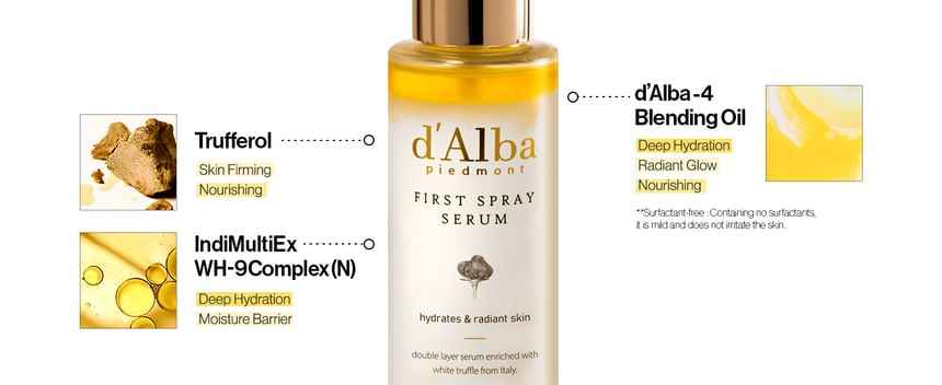 D’ALBA White Truffle First Spray Serum 60ml