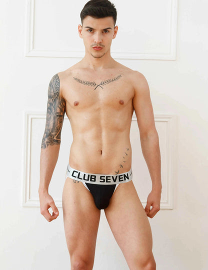 LUXE Cotton Black Jockstraps