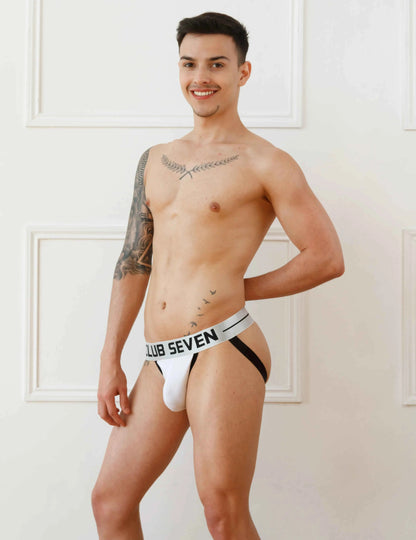 LUXE Cotton White Jockstraps