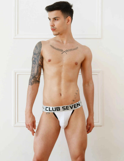 LUXE Cotton White Jockstraps