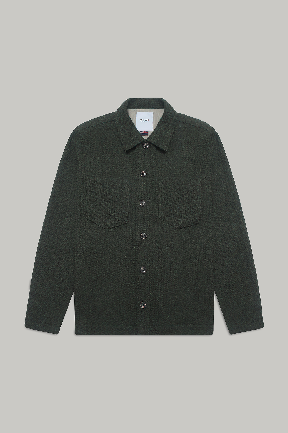 Bart Overshirt - Olive Waffle