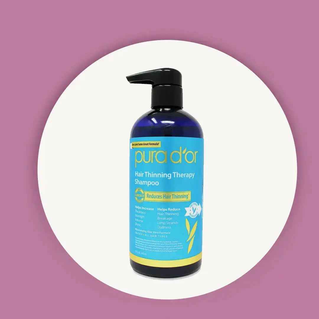 PURA D’OR Biotin Shampoo – Daily Use for Thicker-Looking Hair &amp; Healthy Scalp (473ml)