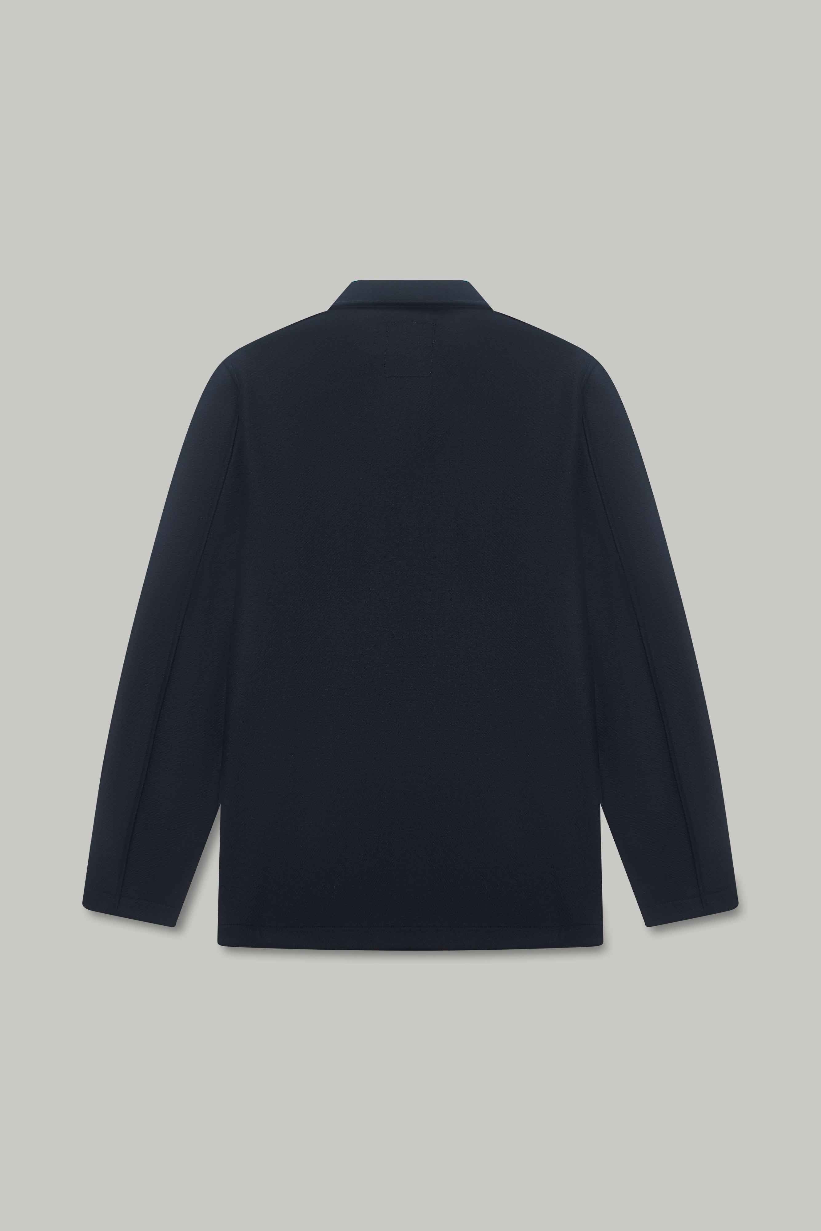 Chiltern Shacket Sleeve Lining - Birbo Twill Navy