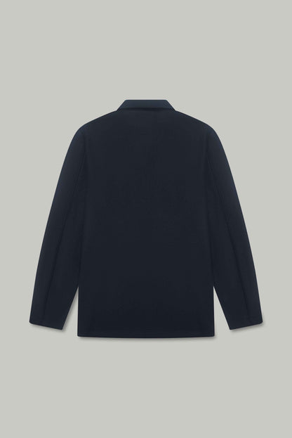 Chiltern Shacket Sleeve Lining - Birbo Twill Navy