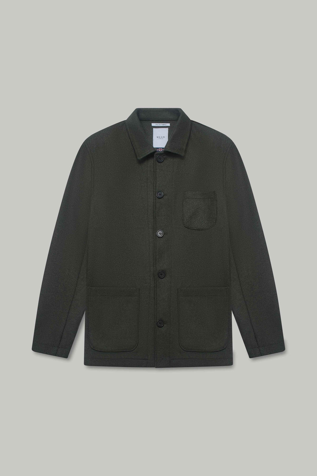 Chiltern Shacket Sleeve Lining - Birbo Twill Olive