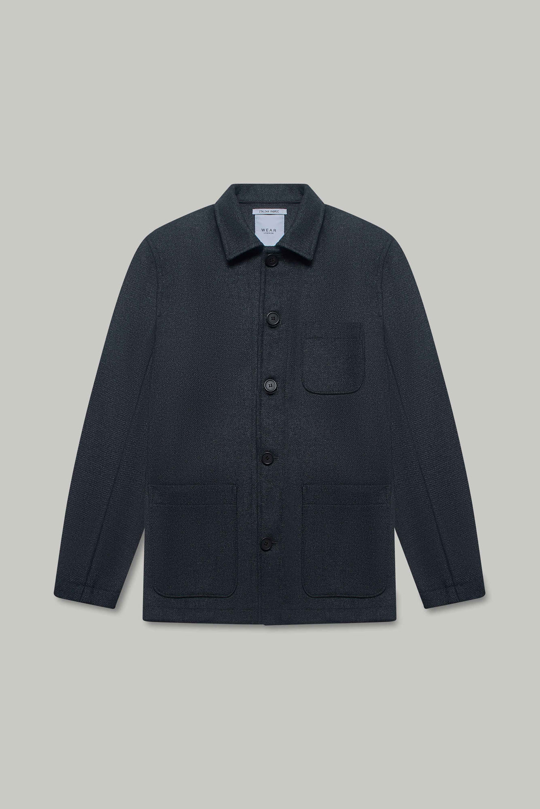 Chiltern Shacket Sleeve Lining - Birbo Twill Grey