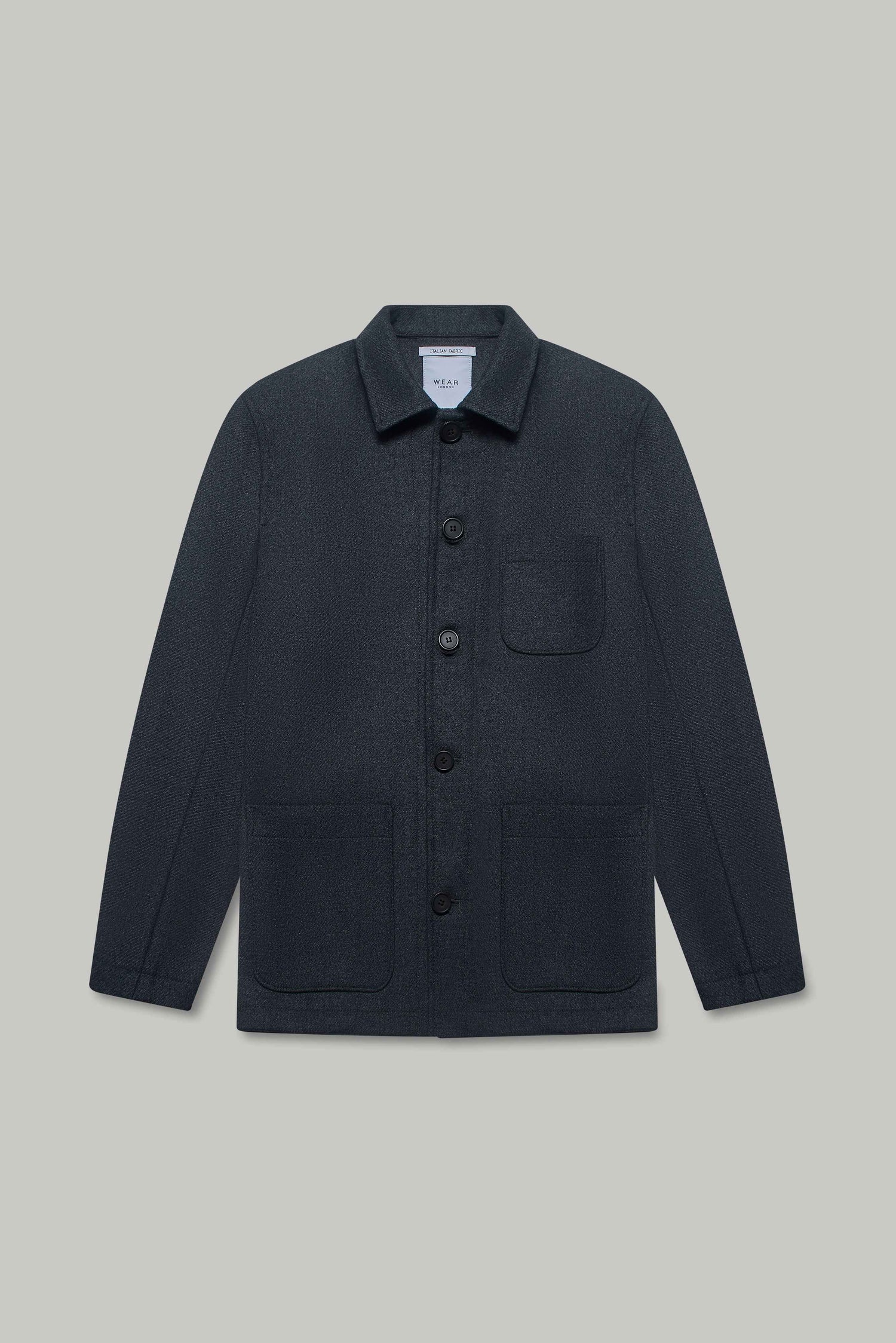 Chiltern Shacket Sleeve Lining - Birbo Twill Grey