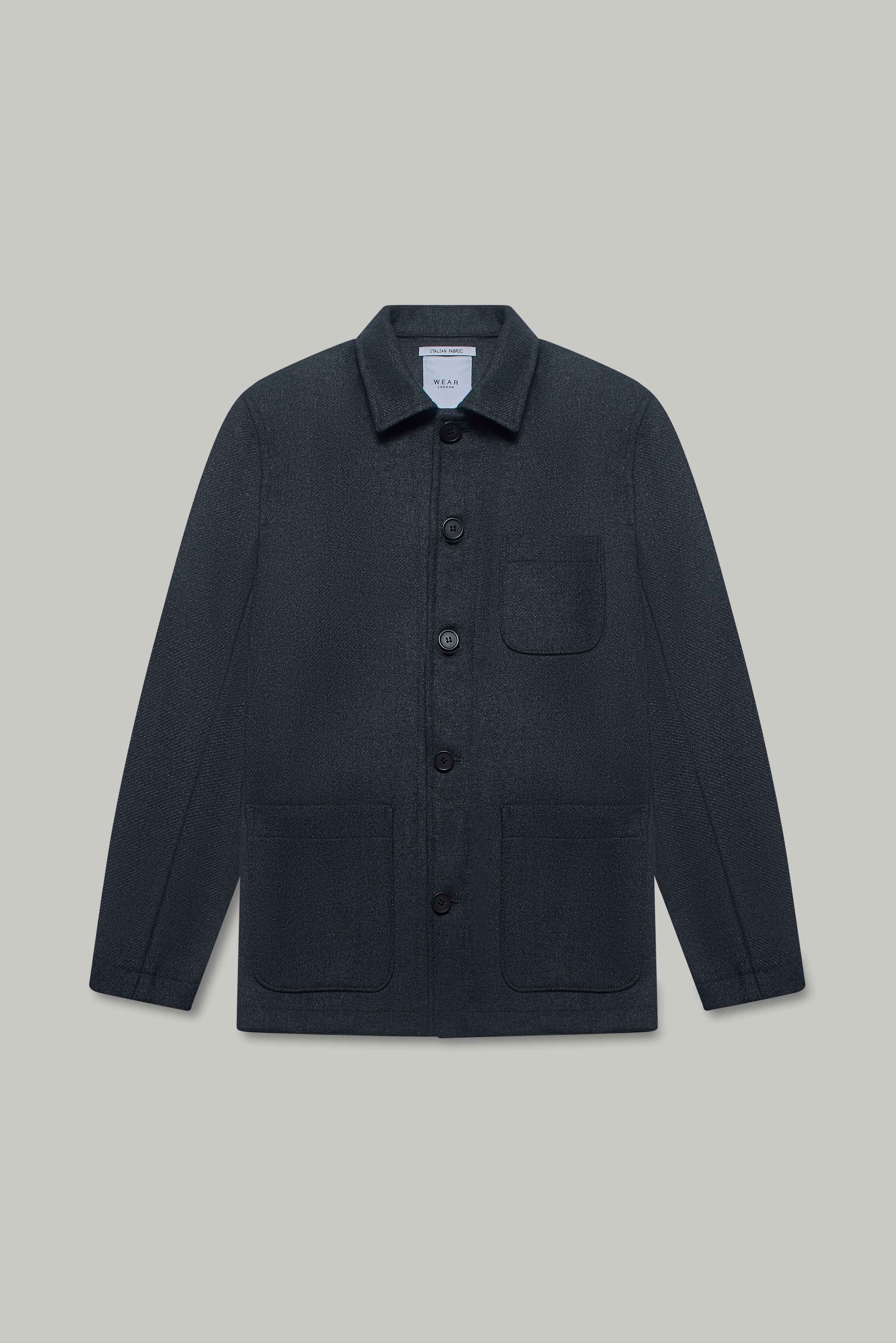 Chiltern Shacket Sleeve Lining - Birbo Twill Grey