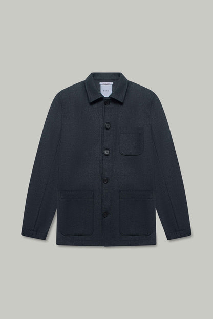 Chiltern Shacket Sleeve Lining - Birbo Twill Grey