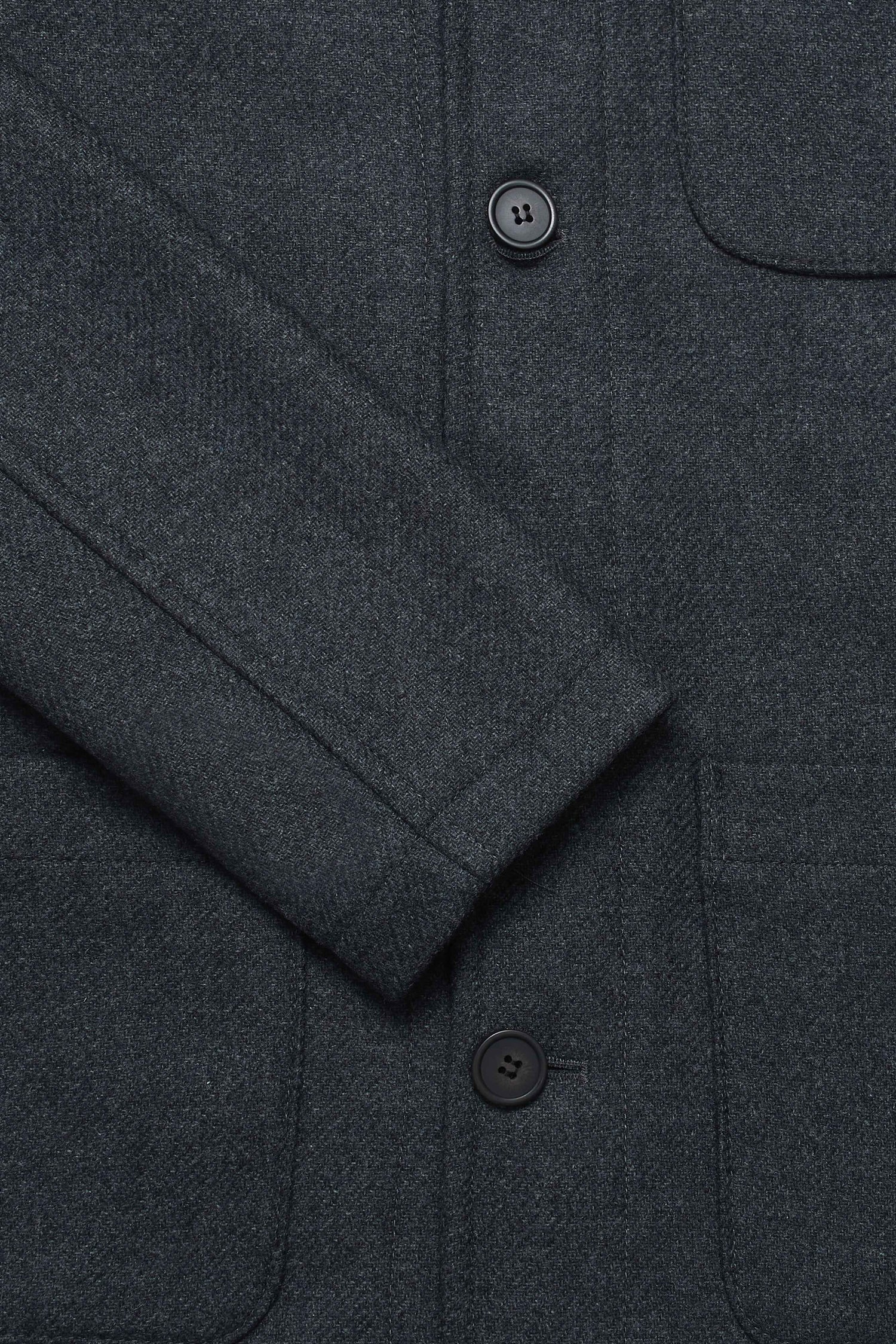 Chiltern Shacket Sleeve Lining - Birbo Twill Grey