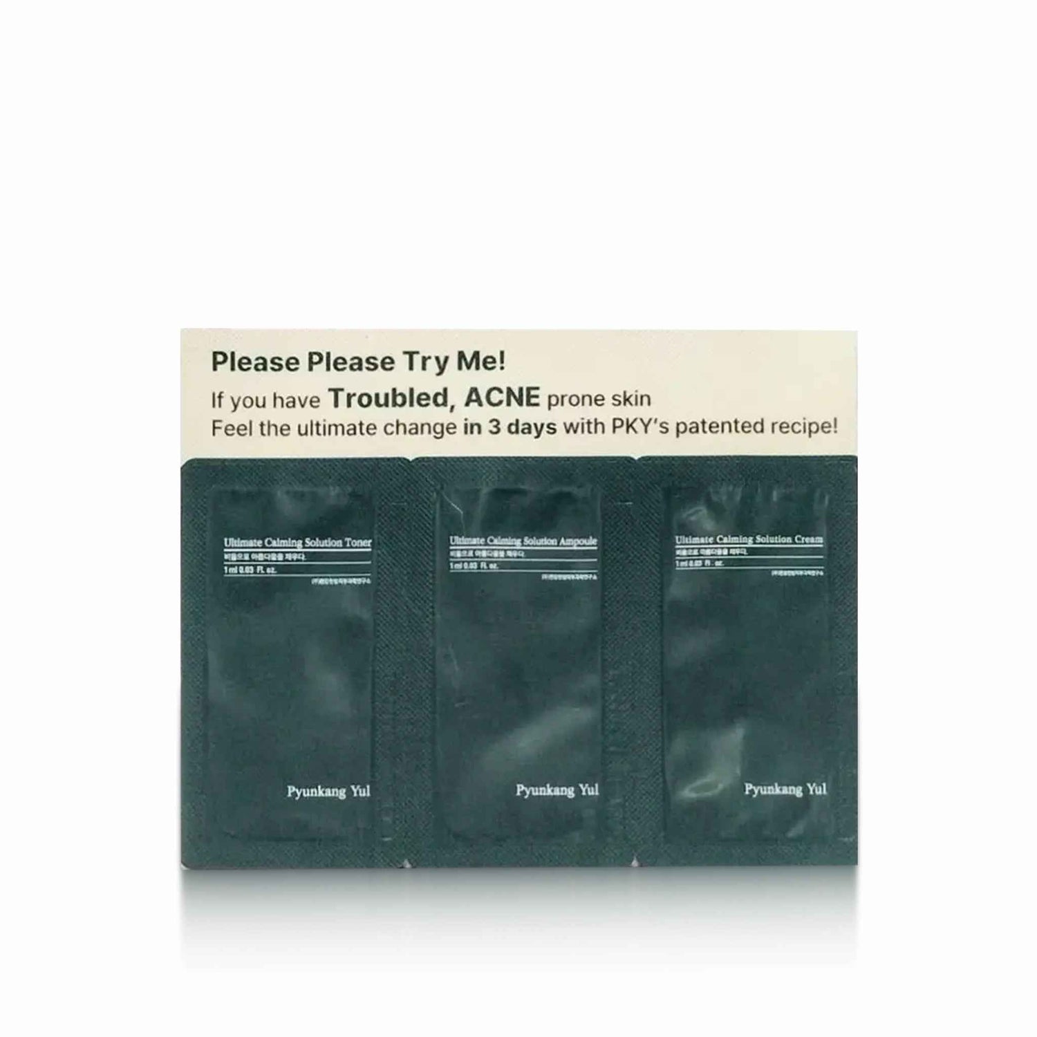 Pyunkang Yul Ultimate Acne Calming Line Mini Sachet