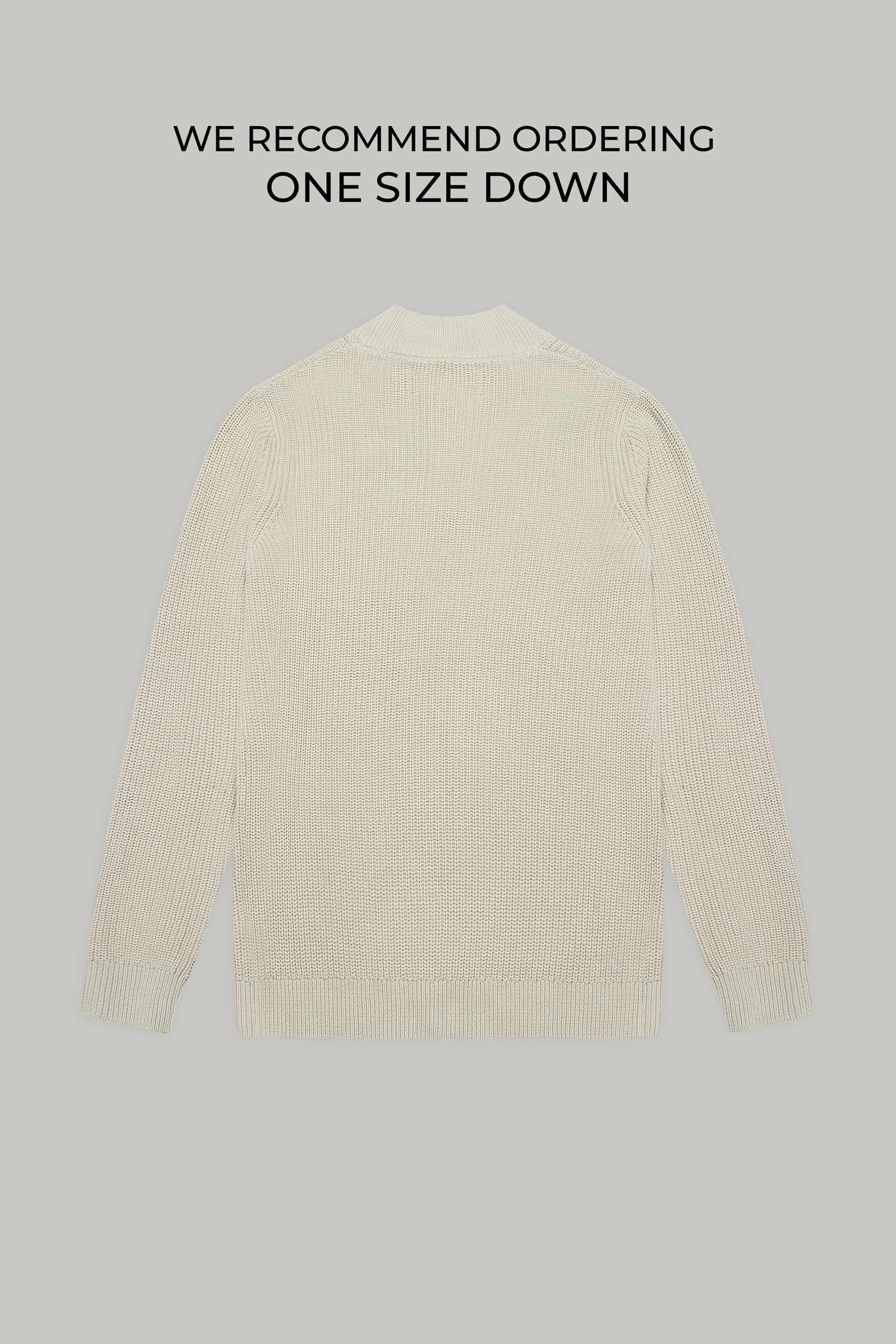 J Hailey Quarter Zip Knit -  Putty