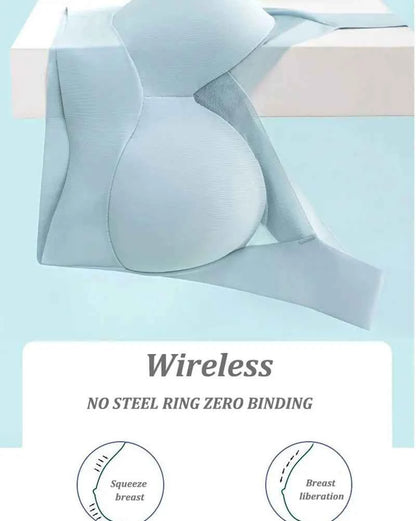 Women Sexy Bra Full Cup Brassiere Female U Back Underwear Lace Splicing Pespective Bralette V Neck Intimates Lingerie Large Size