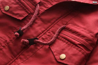 Winter Kids Clothes Plus Velvet Thicken Warm Jacket for Girls Casual Zipper Boys Outerwear Solid Versatile Children&